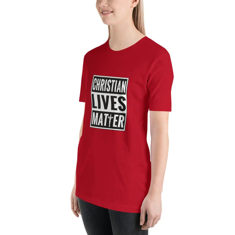 Comprar Camiseta mujer Christian Lives Matter Bandera España La Flamenca de Borgoña Patricia Muñoz VOX