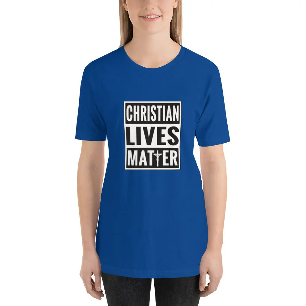 Comprar Camiseta mujer Christian Lives Matter Bandera España La Flamenca de Borgoña Patricia Muñoz VOX