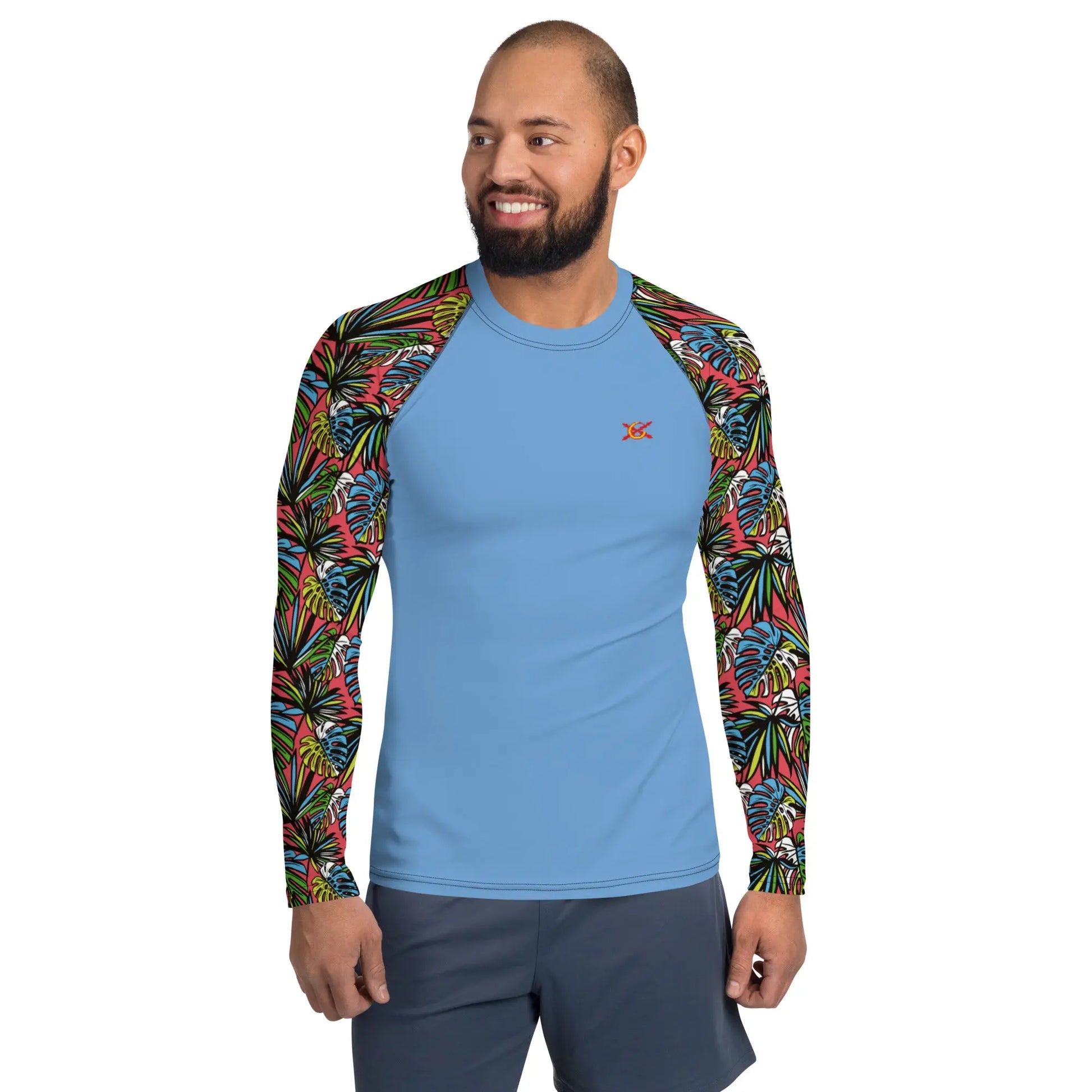 Comprar Camiseta protección solar Surf UPF50 hombre Bandera España La Flamenca de Borgoña Patricia Muñoz VOX