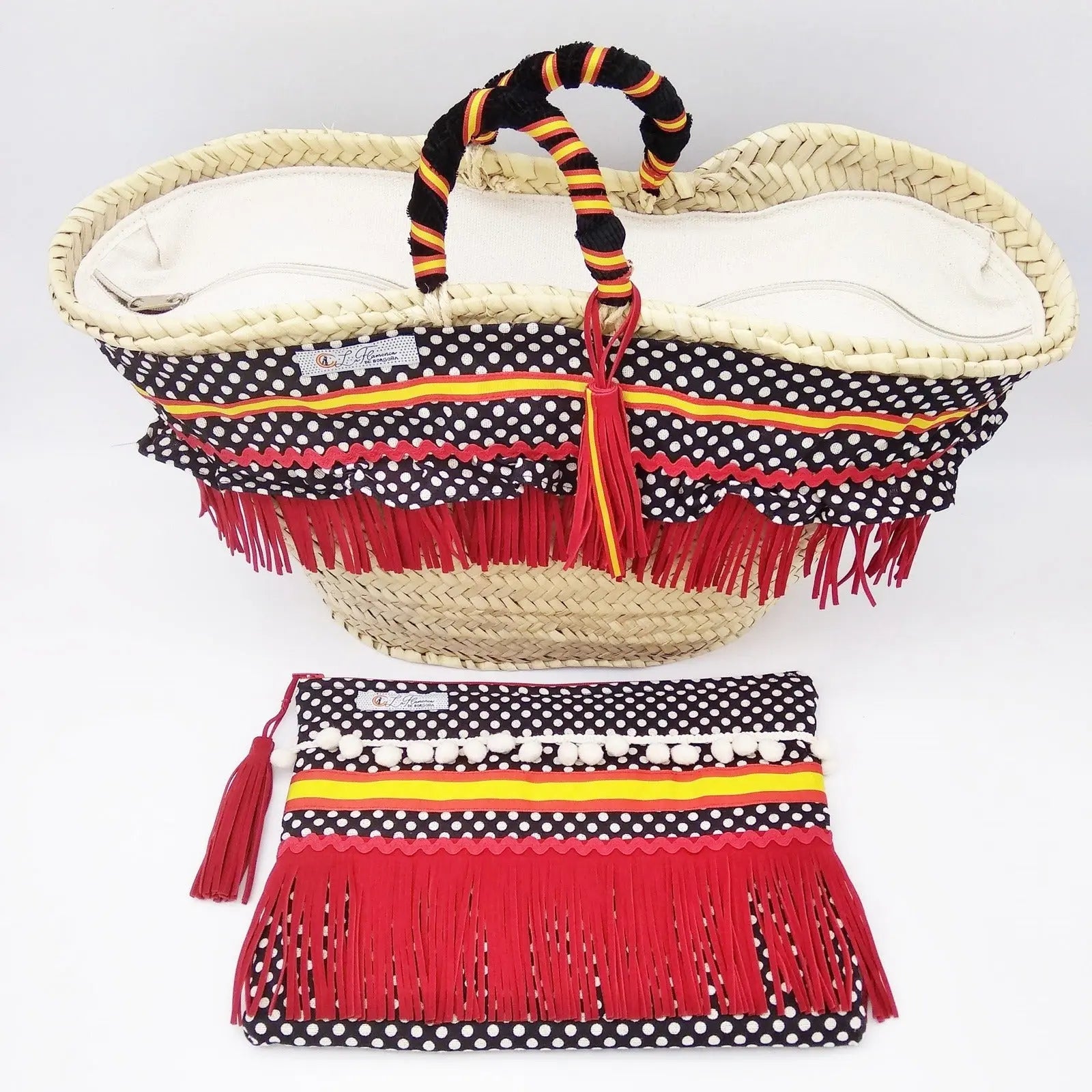 Comprar Capazo Bandera España flamenco contraste Bandera España Bandera España La Flamenca de Borgoña Patricia Muñoz VOX