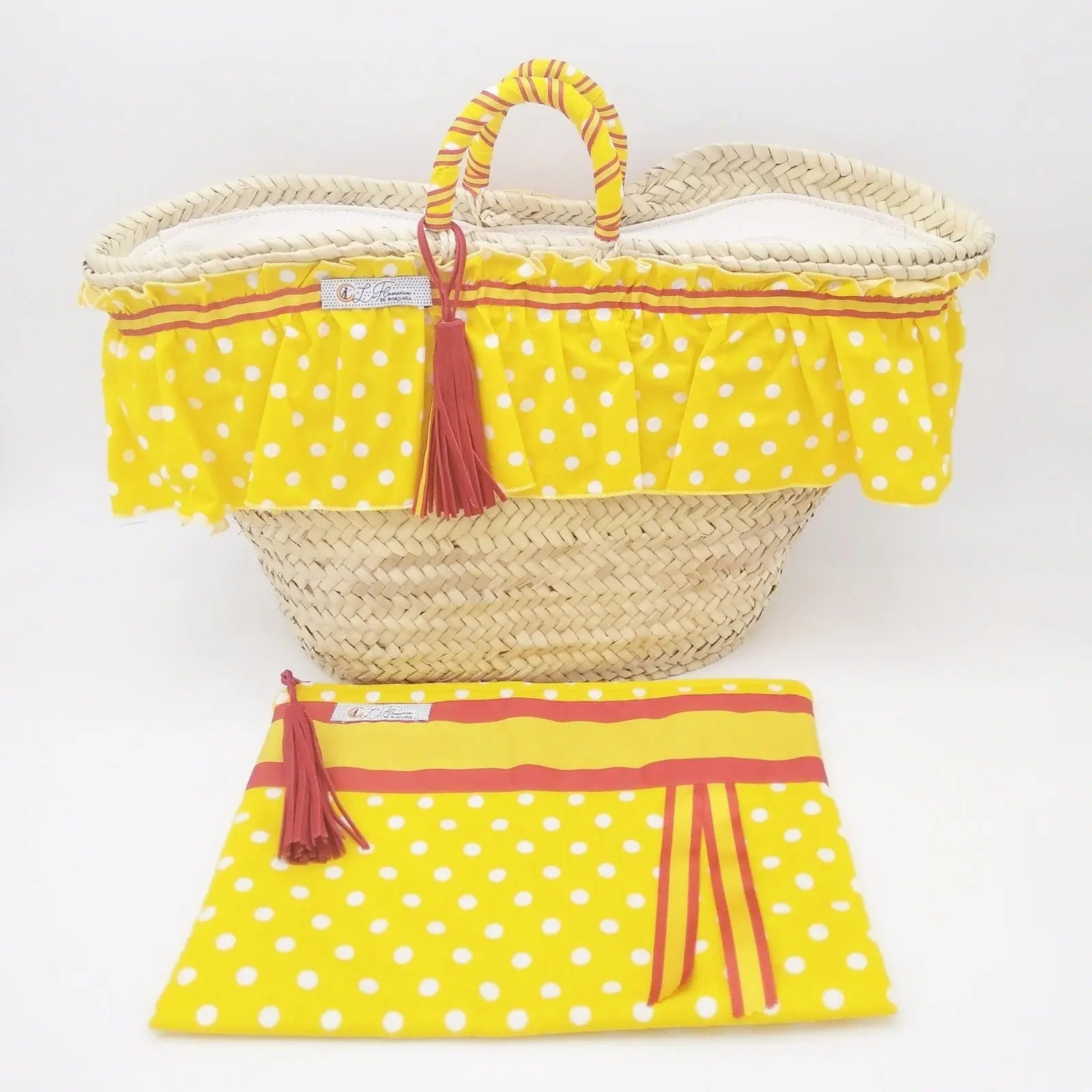 Comprar Capazo Bandera España flamenco soleado Bandera España La Flamenca de Borgoña Patricia Muñoz VOX