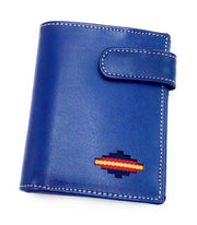 Comprar Cartera España piel azul Bandera España La Flamenca de Borgoña Patricia Muñoz VOX