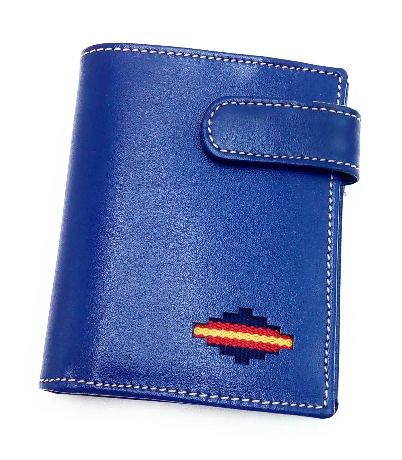 Comprar Cartera España piel azul Bandera España La Flamenca de Borgoña Patricia Muñoz VOX