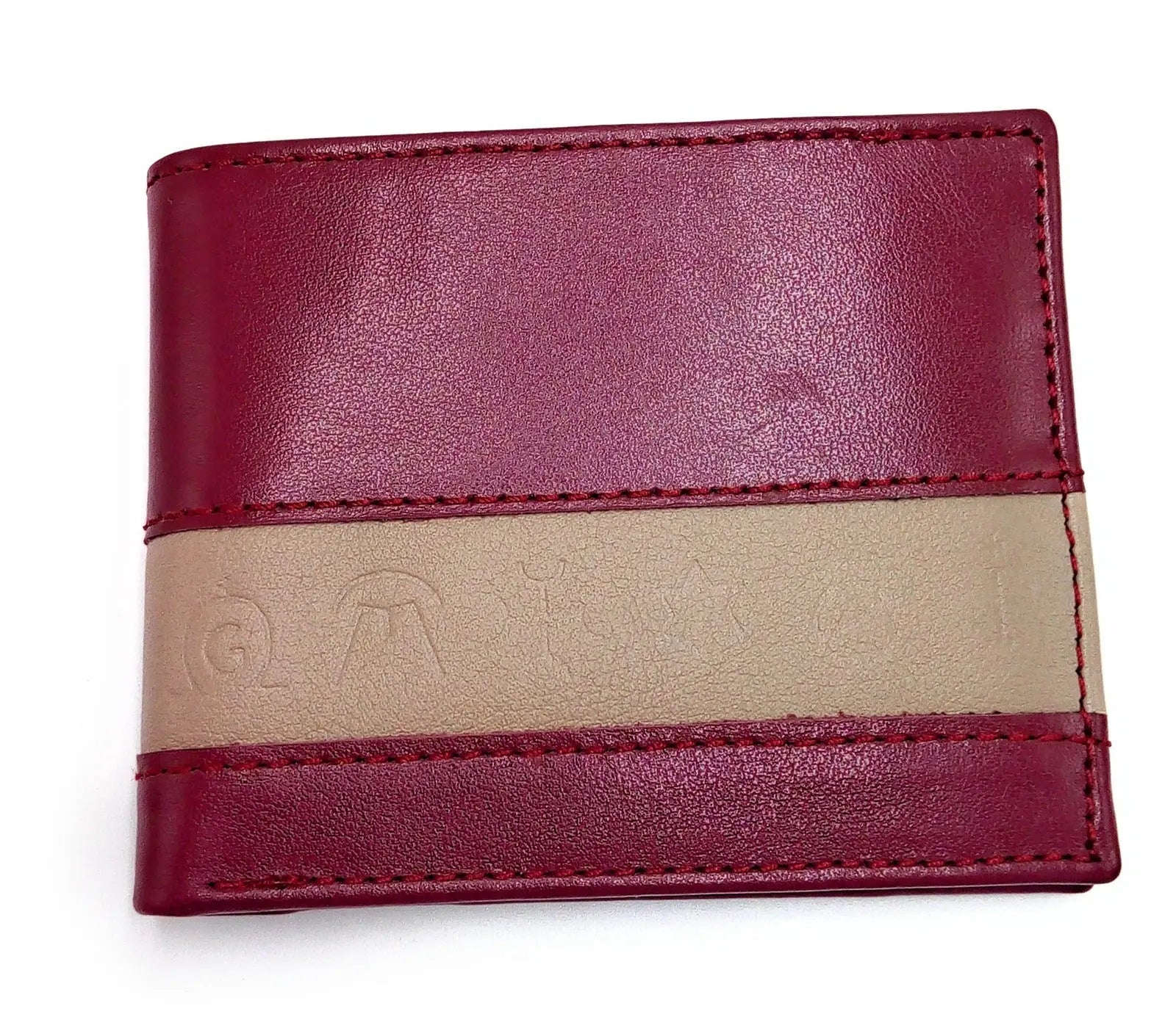 Comprar Cartera España piel granate y gris Bandera España La Flamenca de Borgoña Patricia Muñoz VOX