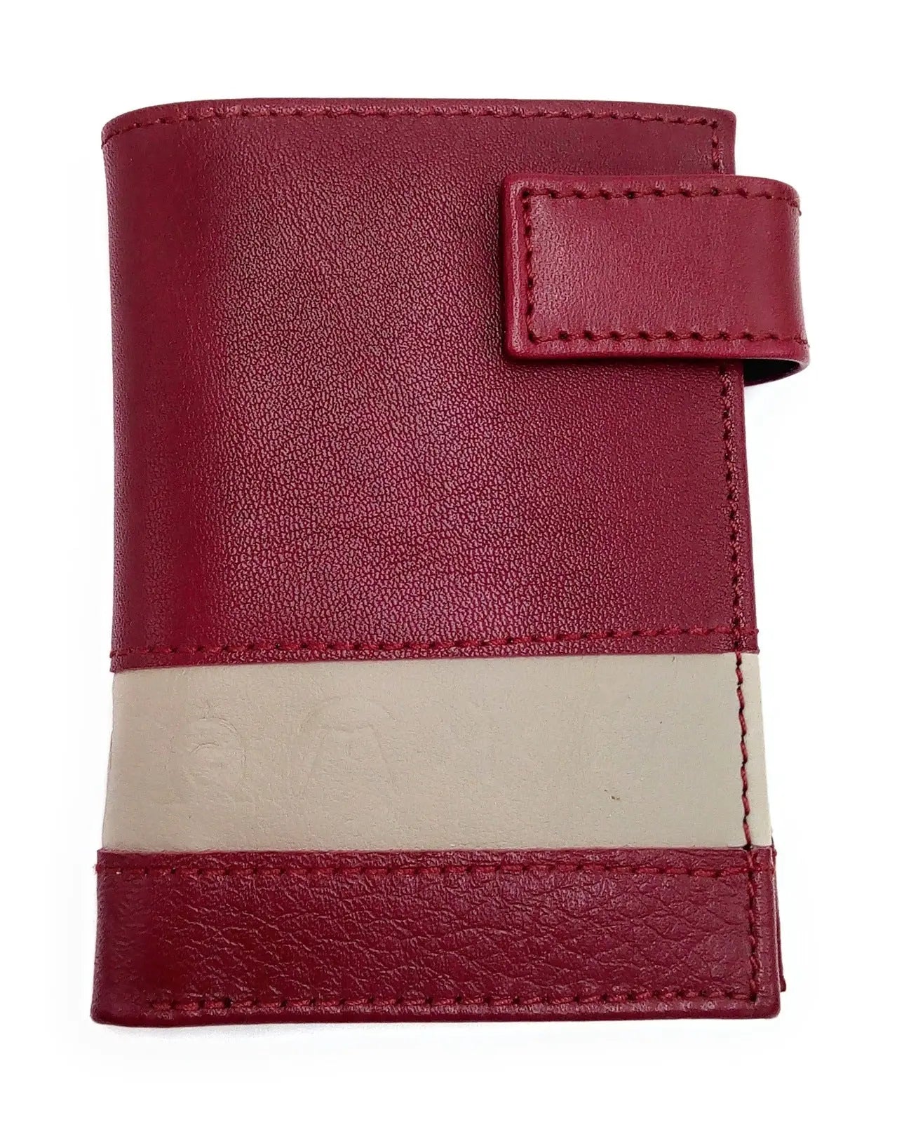 Comprar Cartera España piel granate y gris Bandera España La Flamenca de Borgoña Patricia Muñoz VOX