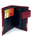 Comprar Cartera España piel granate y gris Bandera España La Flamenca de Borgoña Patricia Muñoz VOX