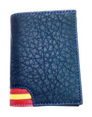 Comprar Cartera España piel marino Bandera España La Flamenca de Borgoña Patricia Muñoz VOX