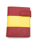 Comprar Cartera caballero piel Ubrique vertical bandera España La Flamenca de Borgoña, Bandera de España, Cruz de Borgoña, Patricia Muñoz, VOX, Santiago Abascal 