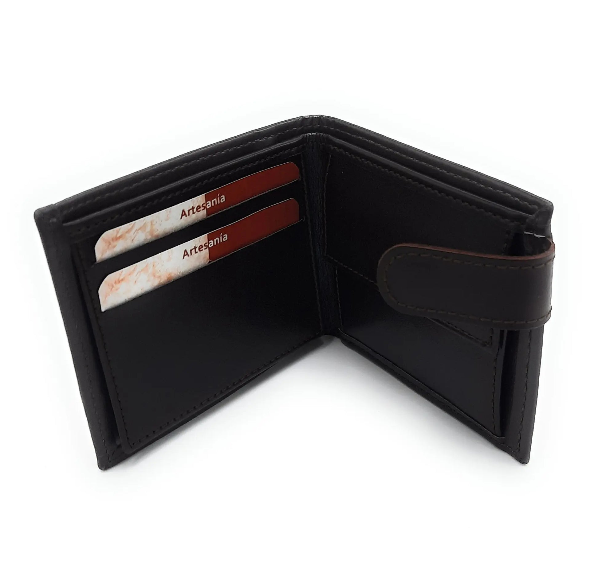 Comprar Cartera caballero piel serraje camel Bandera España Bandera España La Flamenca de Borgoña Patricia Muñoz VOX