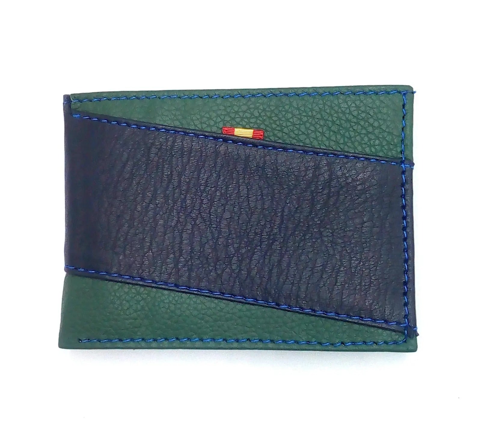 Comprar Cartera de piel bicolor Bandera España Bandera España La Flamenca de Borgoña Patricia Muñoz VOX