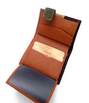 Comprar Cartera piel serraje Ubrique Bandera España tricolor marrón verde y sellado taurino Bandera España La Flamenca de Borgoña Patricia Muñoz VOX