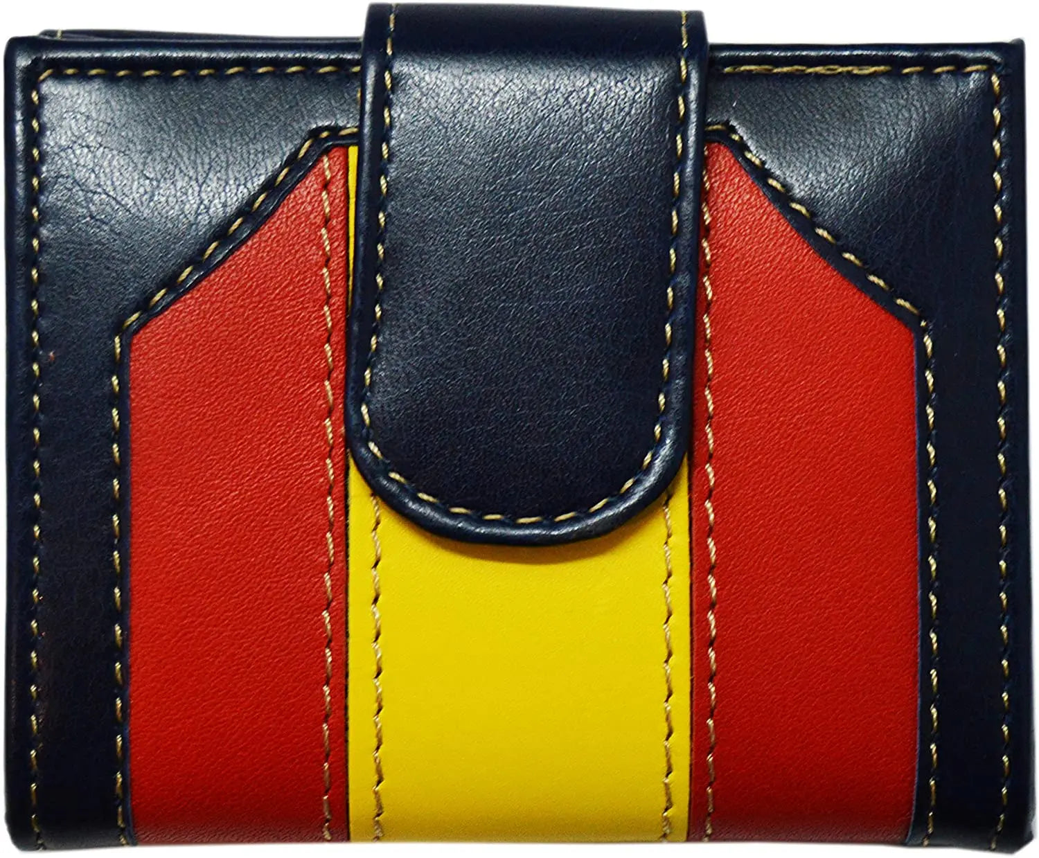 Comprar Cartera señora piel Ubrique Bandera España pequeño Bandera España La Flamenca de Borgoña Patricia Muñoz VOX