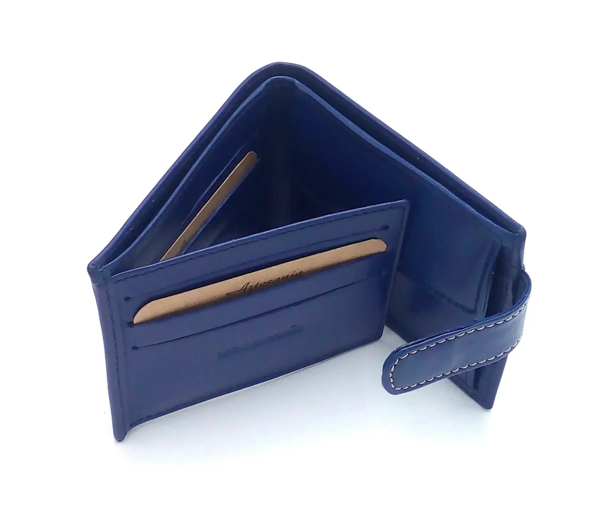 Comprar Cartera taurina Bandera España azul piel serraje La Flamenca de Borgoña Bandera España