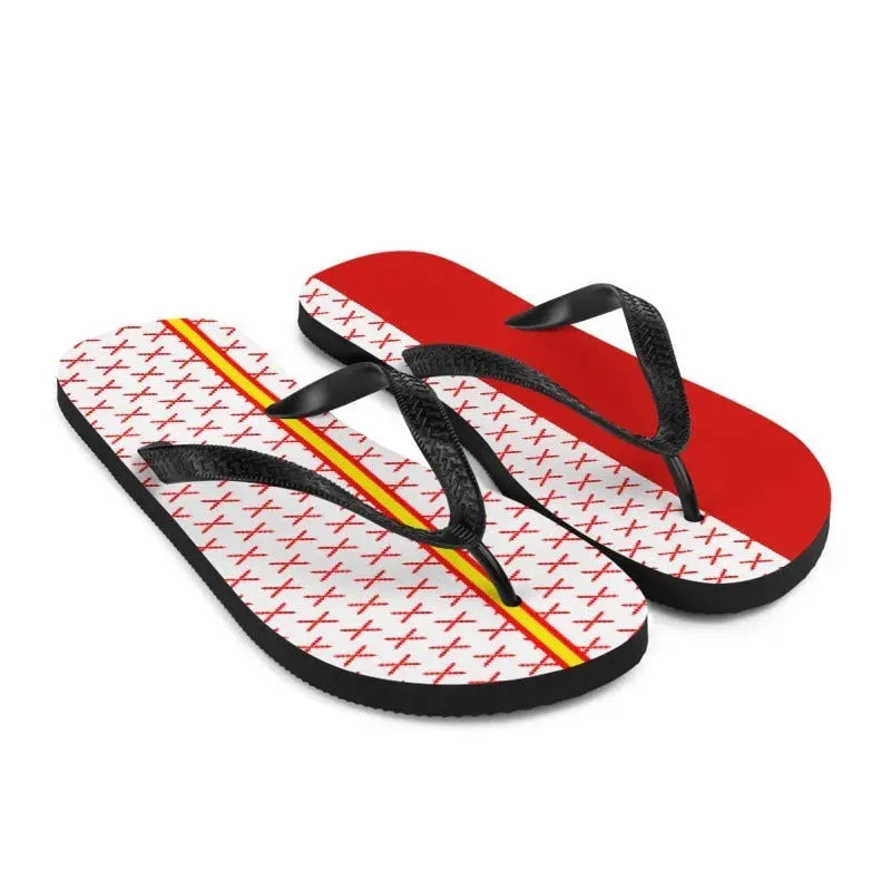 Comprar Chanclas Cruz de Borgoña y bandera de España Bandera España La Flamenca de Borgoña Patricia Muñoz VOX