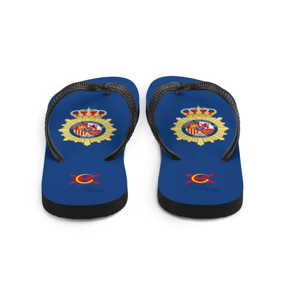 Comprar Chanclas Policía Nacional Bandera España La Flamenca de Borgoña Patricia Muñoz VOX
