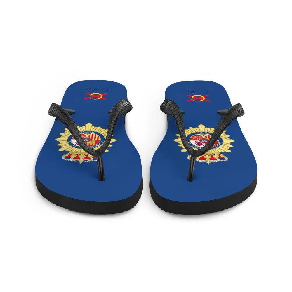 Comprar Chanclas Policía Nacional Bandera España La Flamenca de Borgoña Patricia Muñoz VOX