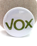 Comprar Chapa VOX grande Bandera España La Flamenca de Borgoña Patricia Muñoz VOX