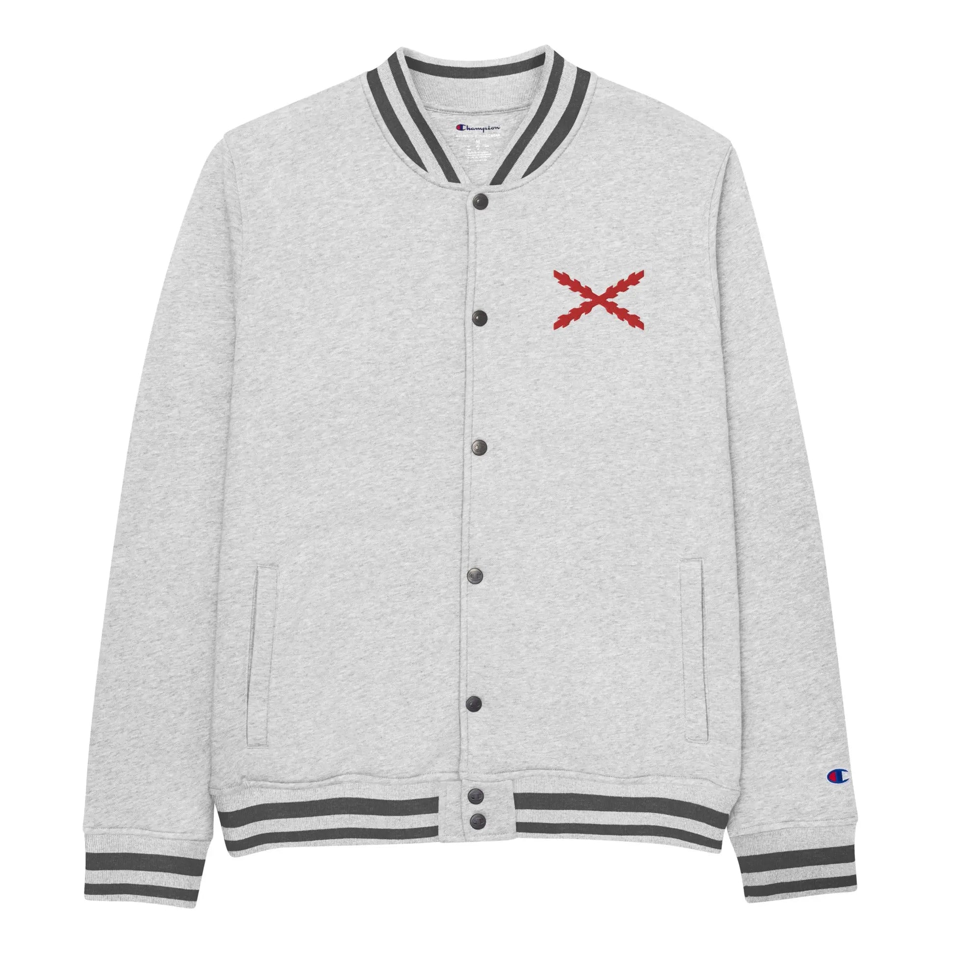 Comprar Chaqueta bomber Champion bordada Ser español es un Honor Bandera España La Flamenca de Borgoña Patricia Muñoz VOX