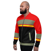 Comprar Chaqueta Bandera España bomber unisex Bandera España La Flamenca de Borgoña Patricia Muñoz VOX