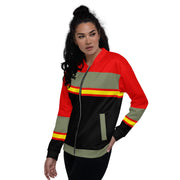 Comprar Chaqueta Bandera España bomber unisex Bandera España La Flamenca de Borgoña Patricia Muñoz VOX