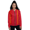 Comprar Chaqueta Bandera España bomber unisex Bandera España La Flamenca de Borgoña Patricia Muñoz VOX