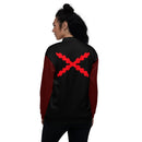 Comprar Chaqueta bomber unisex Cruz Borgoña mosaico Bandera España La Flamenca de Borgoña Patricia Muñoz VOX