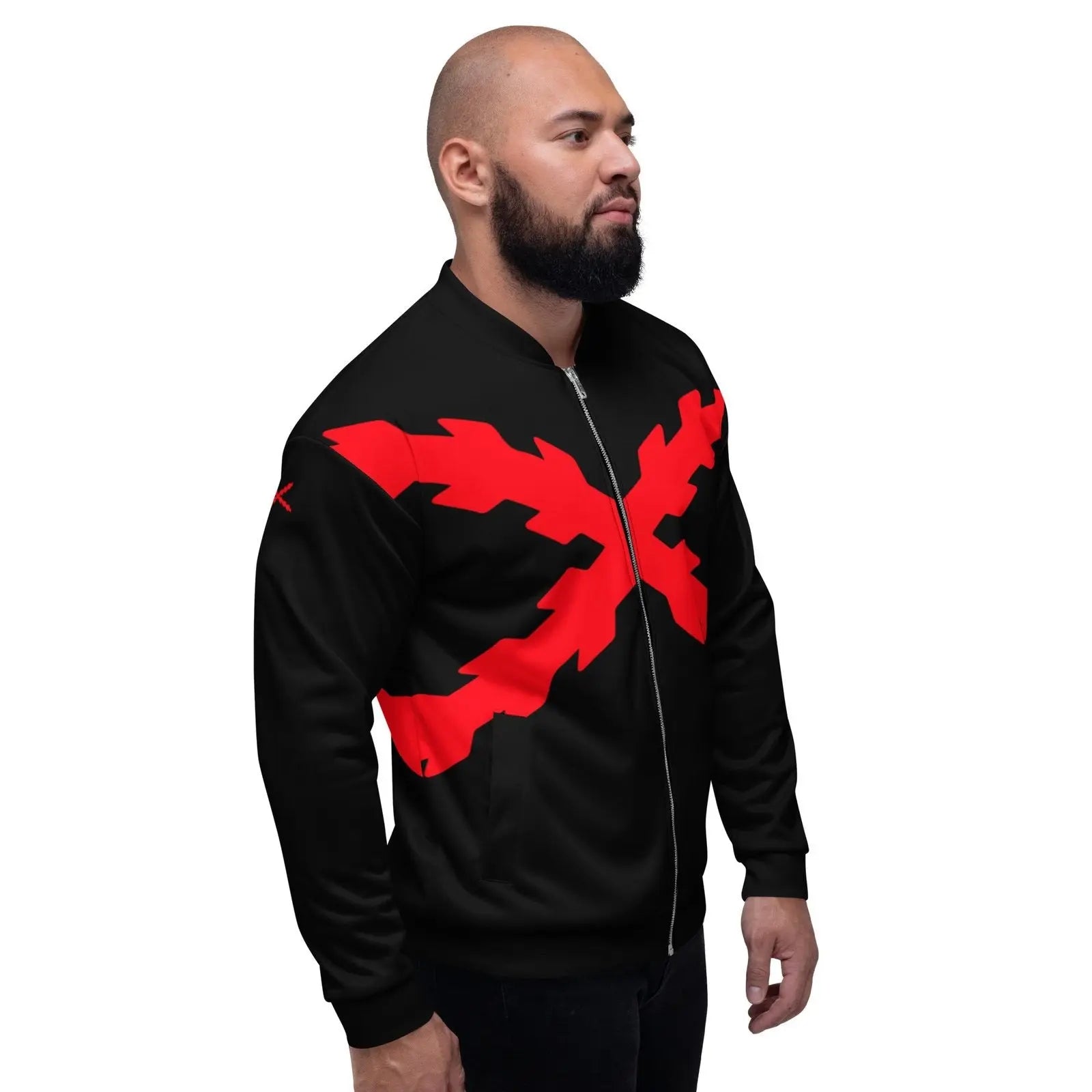 Comprar Chaqueta bomber unisex Cruz de Borgoña Bandera España La Flamenca de Borgoña Patricia Muñoz VOX