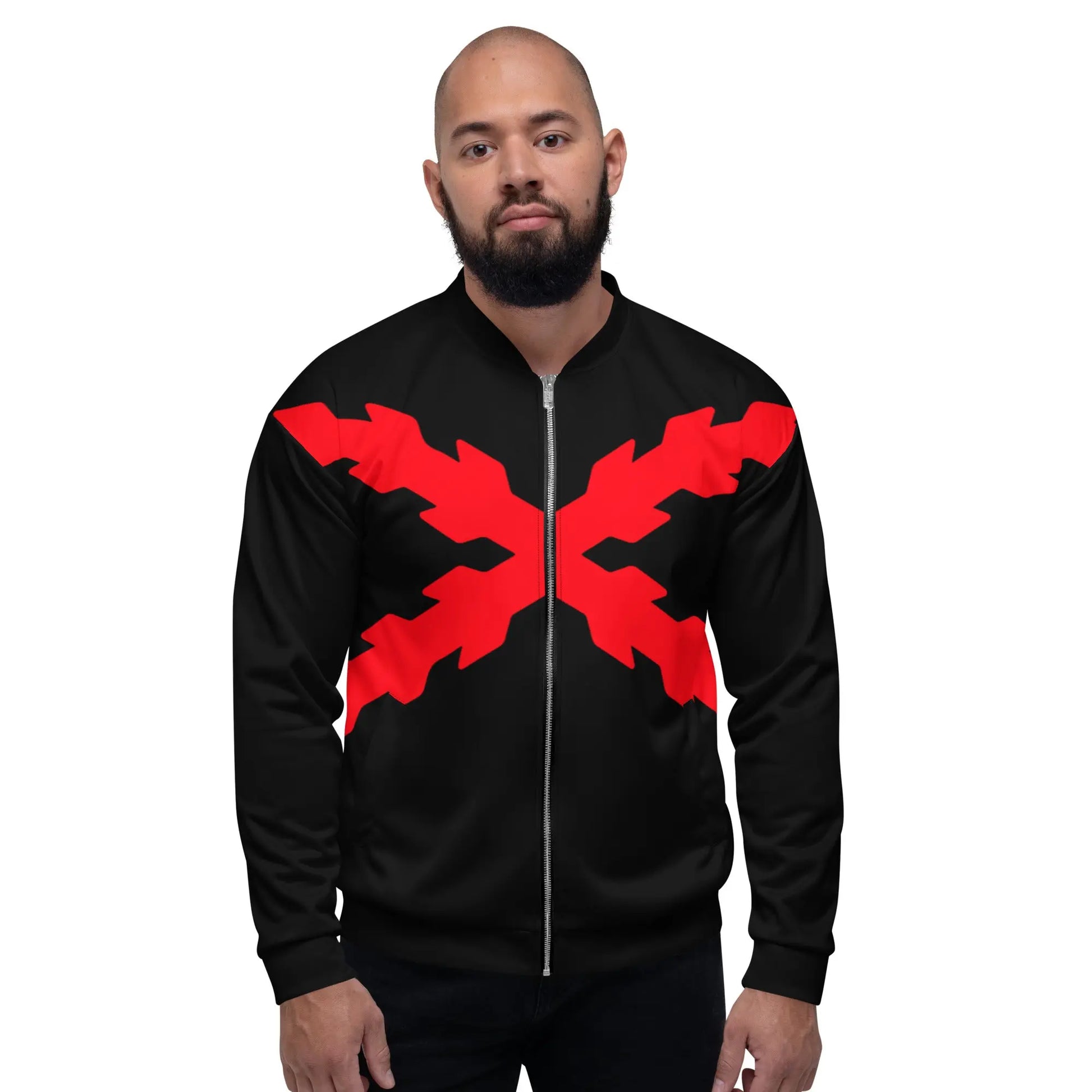 Comprar Chaqueta bomber unisex Cruz de Borgoña Bandera España La Flamenca de Borgoña Patricia Muñoz VOX