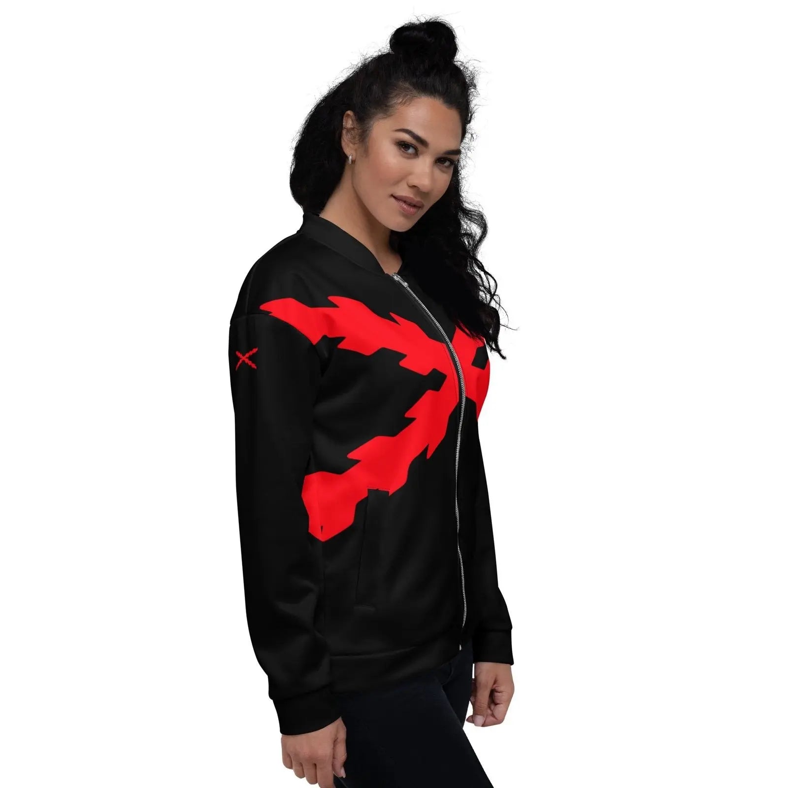 Comprar Chaqueta bomber unisex Cruz de Borgoña Bandera España La Flamenca de Borgoña Patricia Muñoz VOX