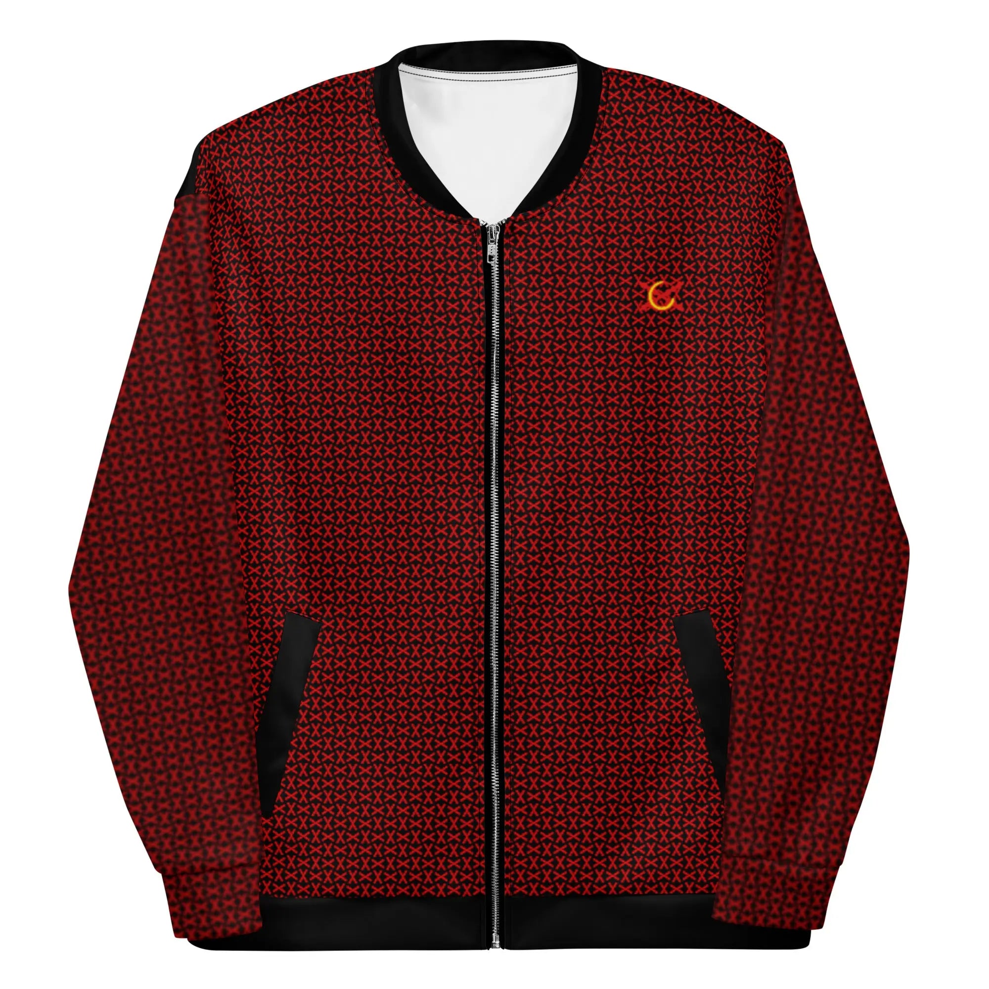 Comprar Chaqueta bomber unisex Cruz de Borgoña mosaico Bandera España La Flamenca de Borgoña Patricia Muñoz VOX