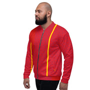 Comprar Chaqueta Bandera España bomber unisex roja Bandera España La Flamenca de Borgoña Patricia Muñoz VOX