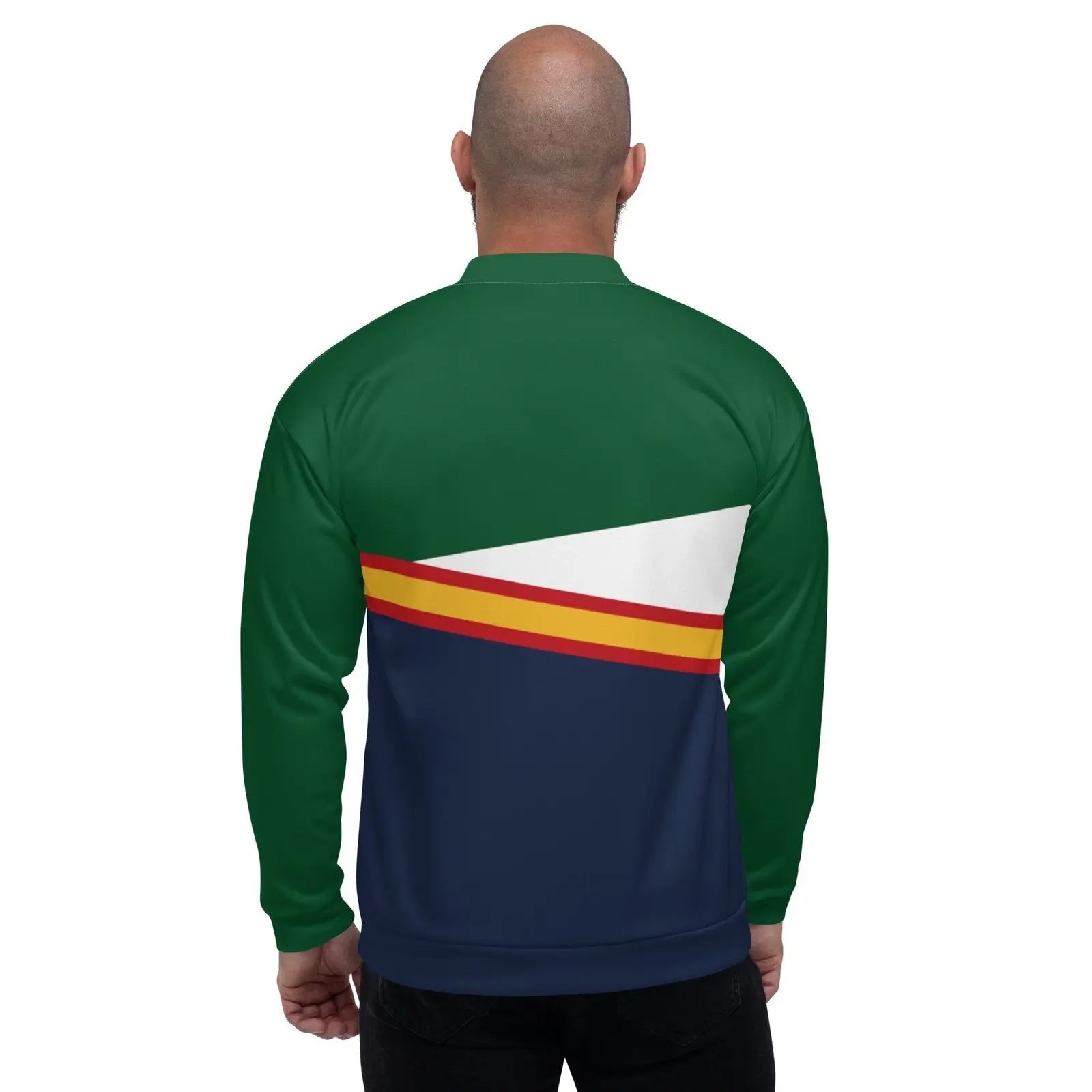 Comprar Chaqueta deportiva Bandera España unisex verde y azul Bandera España La Flamenca de Borgoña Patricia Muñoz VOX