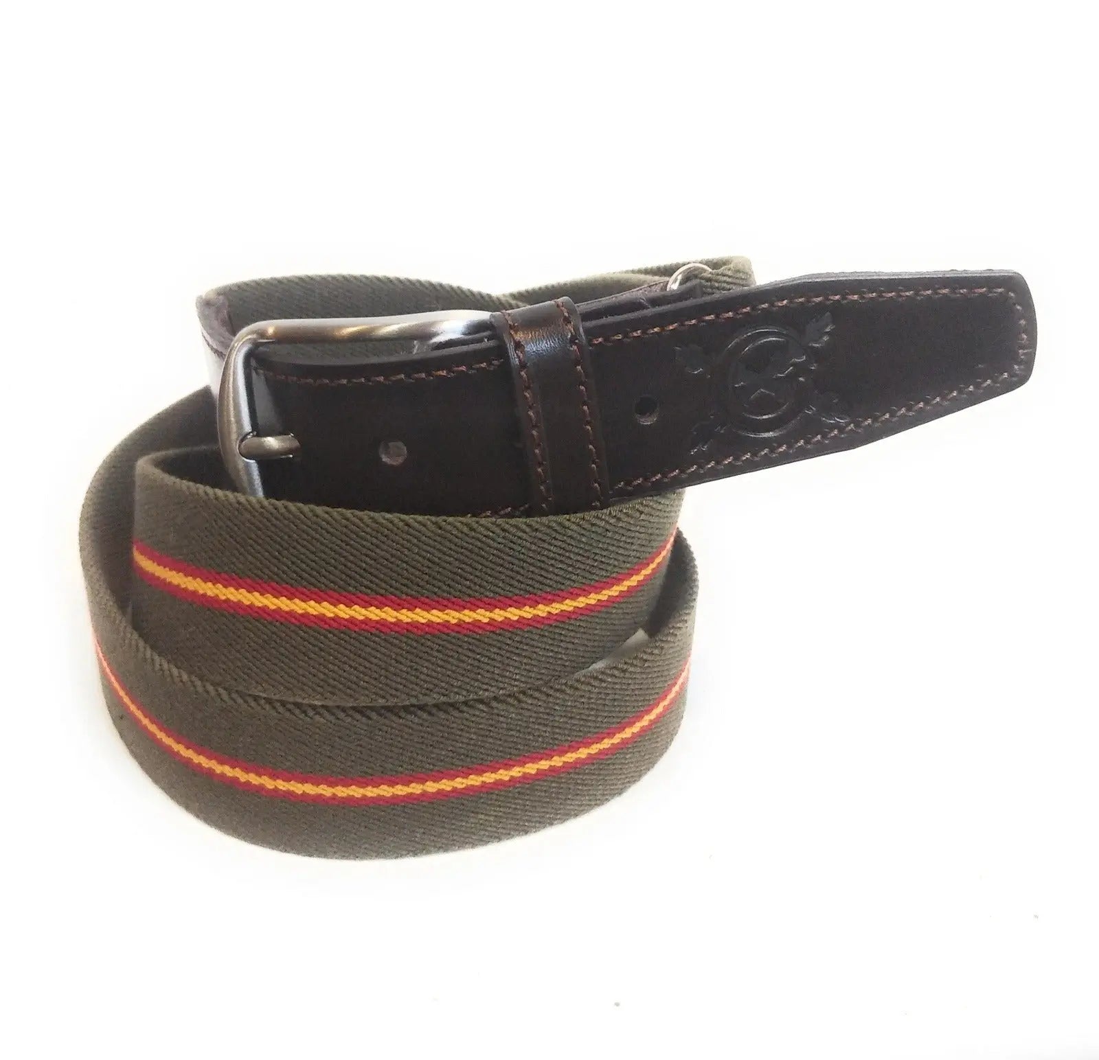 Comprar Cinturón Bandera España verde elástico Bandera España La Flamenca de Borgoña Patricia Muñoz VOX