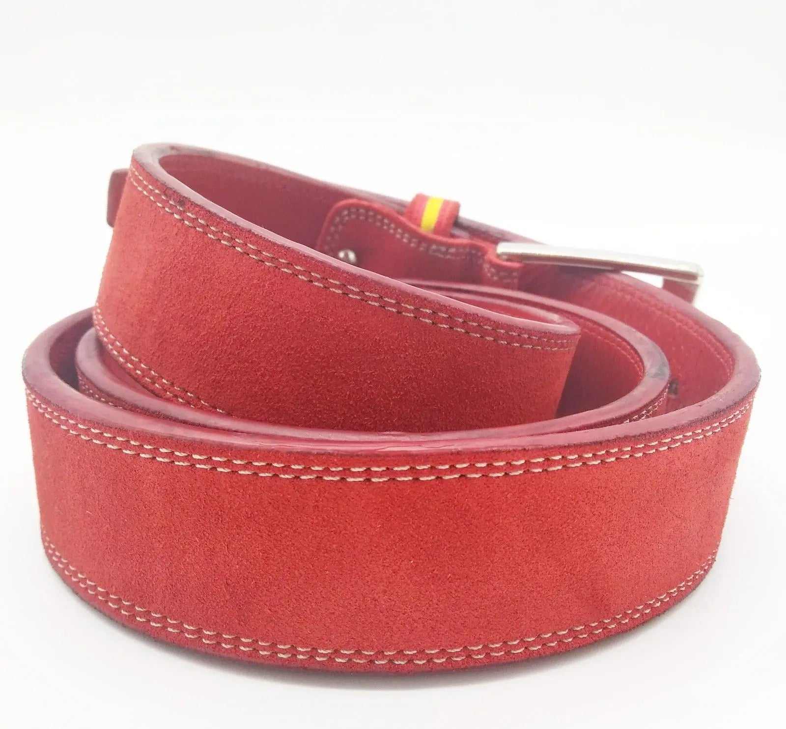 Comprar Cinturón bandera España rojo serraje Bandera España La Flamenca de Borgoña Patricia Muñoz VOX