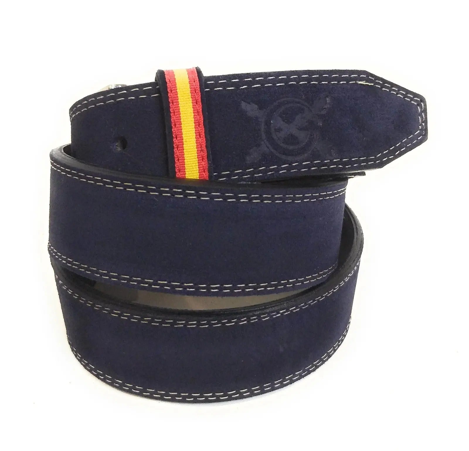 Comprar Cinturón bandera España serraje azul Bandera España La Flamenca de Borgoña Patricia Muñoz VOX