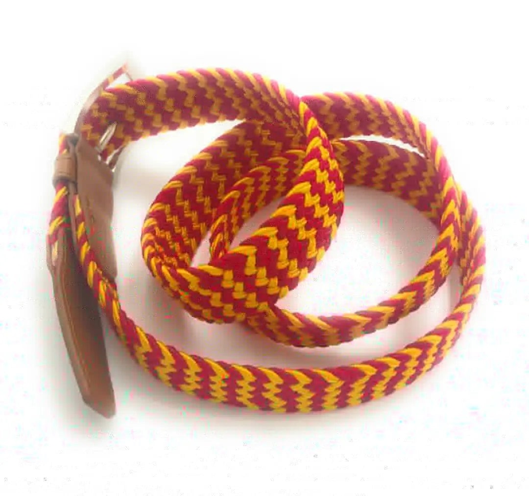 Comprar Cinturón trenzado bandera España rojo Bandera España La Flamenca de Borgoña Patricia Muñoz VOX