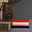 Cojín Bandera de España La Flamenca de Borgoña Patricia Muñoz VOX