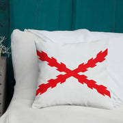Comprar Cojín Cruz de Borgoña Bandera España La Flamenca de Borgoña Patricia Muñoz VOX