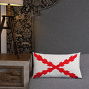 Comprar Cojín Cruz de Borgoña Bandera España La Flamenca de Borgoña Patricia Muñoz VOX