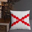 Comprar Cojín Cruz de Borgoña Bandera España La Flamenca de Borgoña Patricia Muñoz VOX