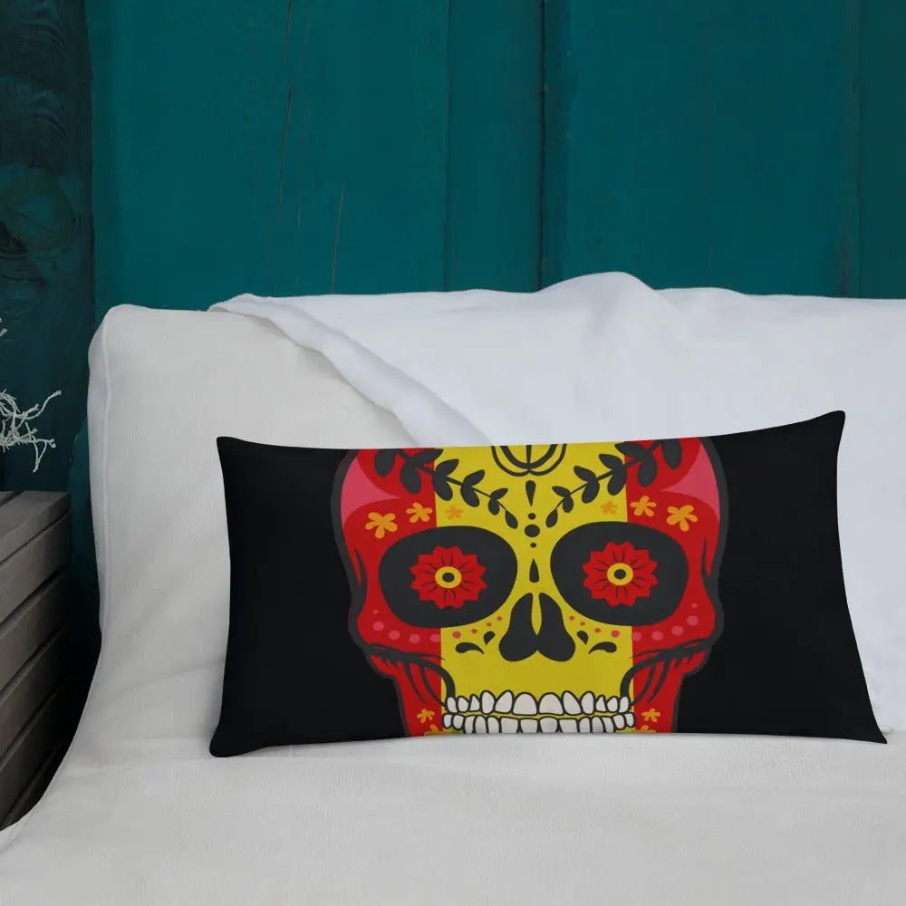 Comprar Cojín calavera España Bandera España La Flamenca de Borgoña Patricia Muñoz VOX