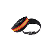 Comprar Collar de cuero para Galgo con forro y Bandera de España La Flamenca de Borgoña, Bandera de España, Cruz de Borgoña, Patricia Muñoz, VOX, Santiago Abascal 