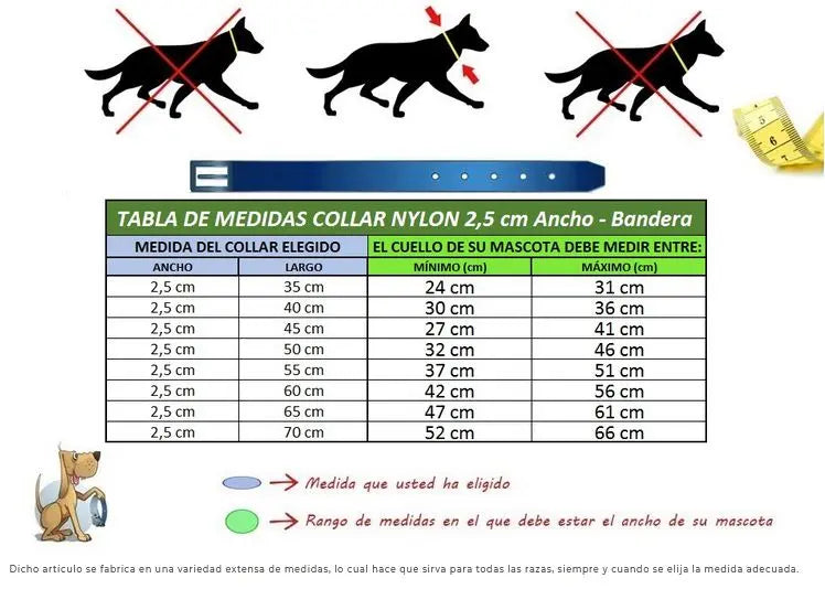 Comprar Collar nylon Bandera España Bandera España La Flamenca de Borgoña Patricia Muñoz VOX