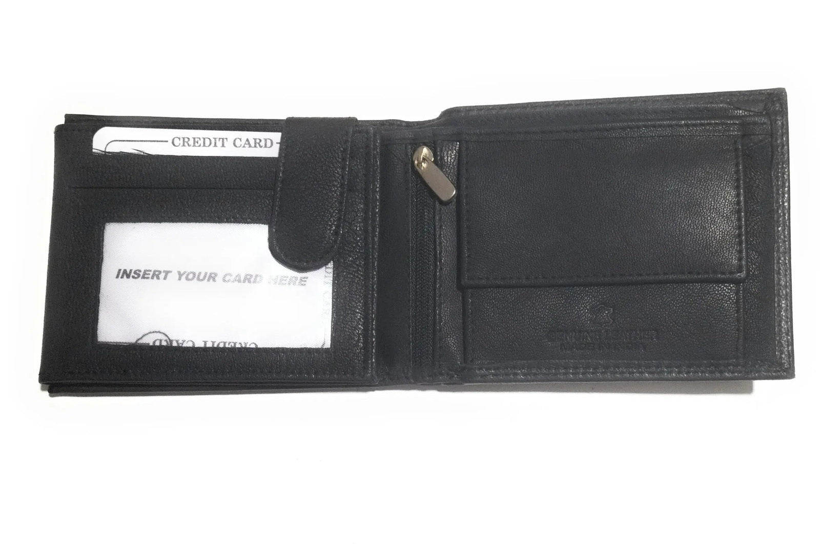 Comprar Cartera de piel Negra Bandera España La Flamenca de Borgoña Patricia Muñoz VOX