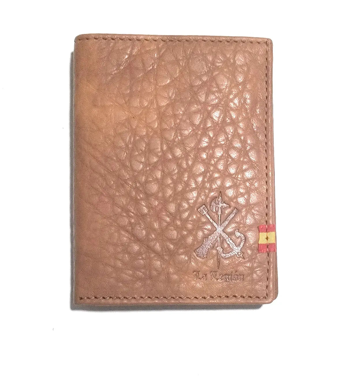 Comprar Cartera piel cuero Legión bandera España Bandera España La Flamenca de Borgoña Patricia Muñoz VOX