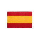Comprar Copia de Parche bordado termo adhesivo Bandera de España y escudo La Flamenca de Borgoña, Bandera de España, Cruz de Borgoña, Patricia Muñoz, VOX, Santiago Abascal 
