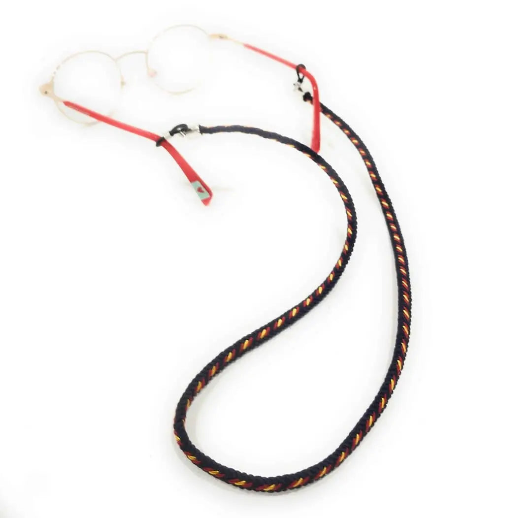 Comprar Cuelga gafas azul con bandera de España Bandera España La Flamenca de Borgoña Patricia Muñoz VOX