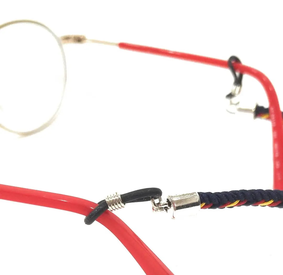 Comprar Cuelga gafas azul con bandera de España Bandera España La Flamenca de Borgoña Patricia Muñoz VOX