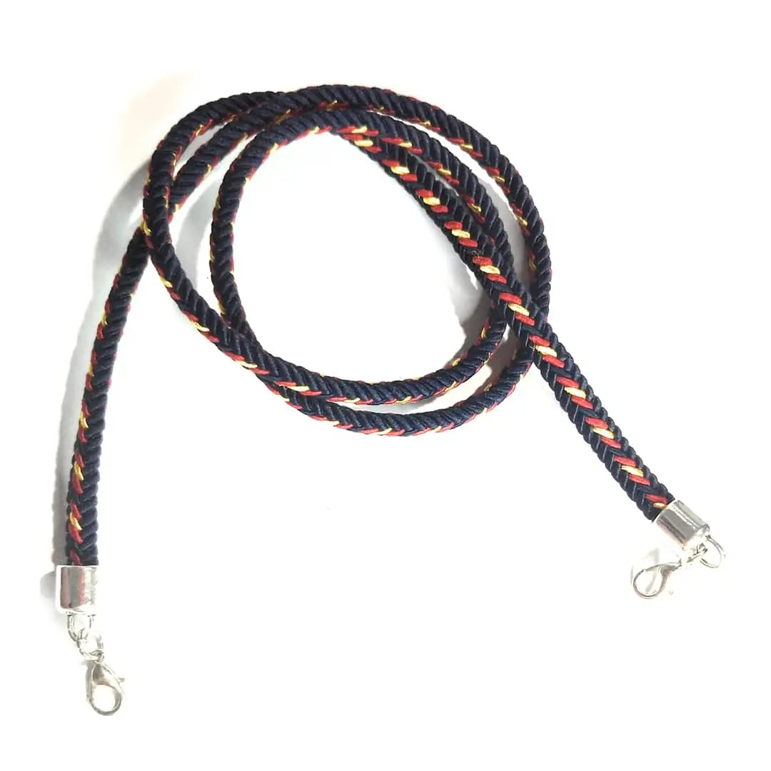 Comprar Cuelga mascarillas azul con bandera de España Bandera España La Flamenca de Borgoña Patricia Muñoz VOX