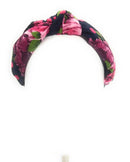 Diadema felpa de nudo floreada La Flamenca de Borgoña Patricia Muñoz VOX